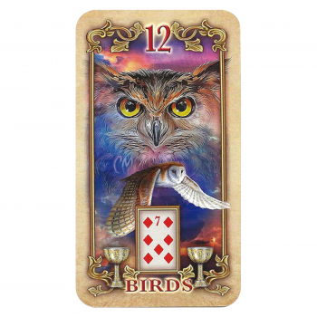 Lustrous Lenormand Oracle kortos Llewellyn